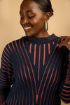 The Ulla Jumper - Navy / Copper